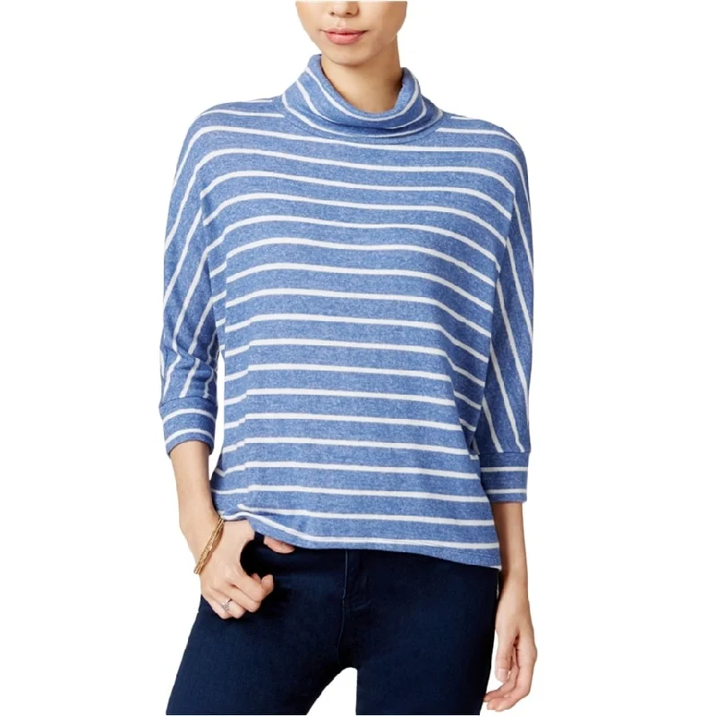 Maison Jules Womens Striped Pullover Sweater