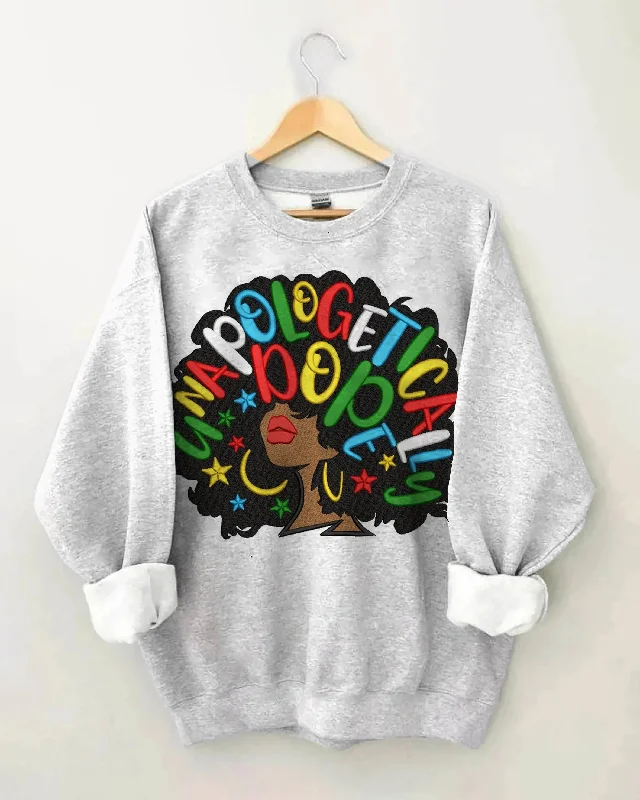 Unapologetically Dope Women Long Sleeve Sweatshirt