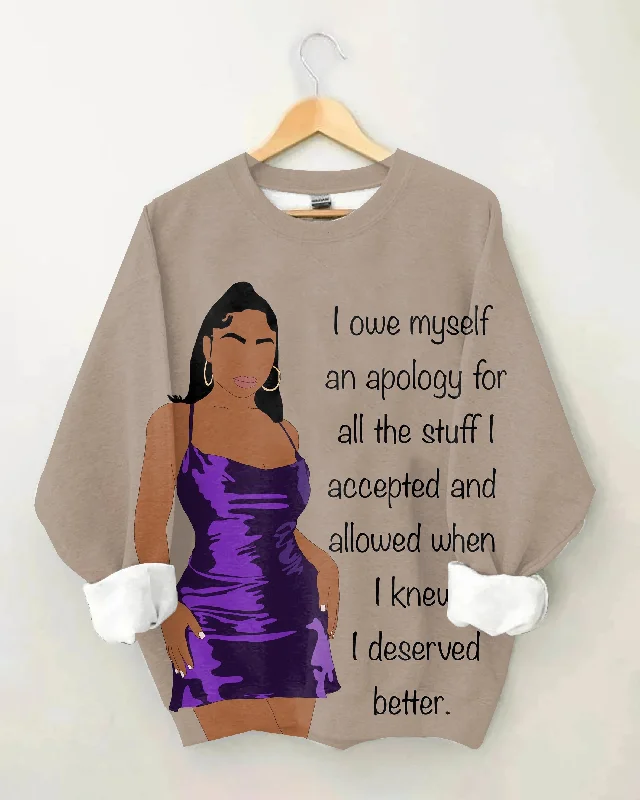 I Own Myself Long Sleeve Sweatshirt