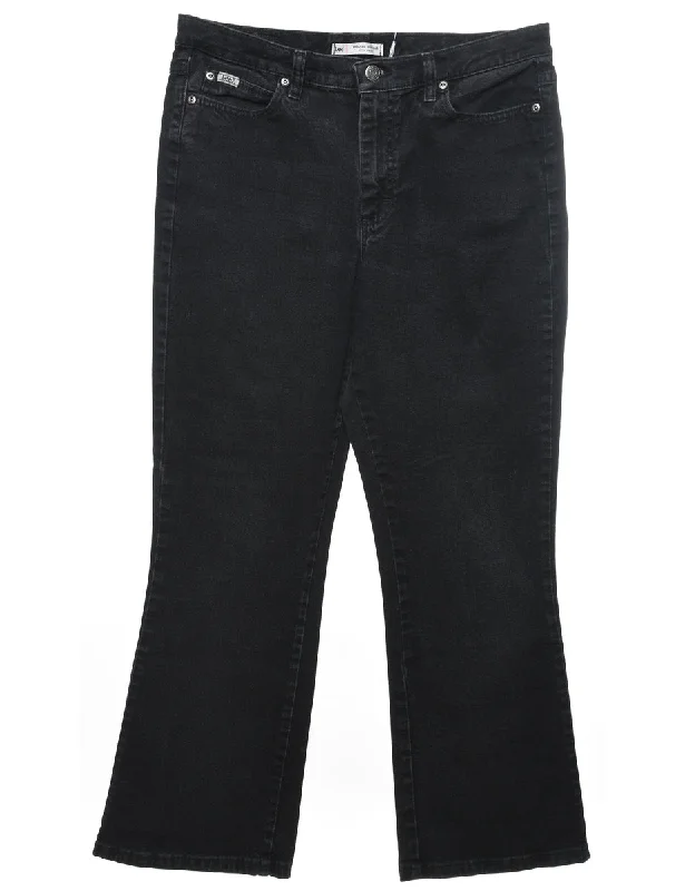 Boot Cut Black Lee Jeans - W32 L29