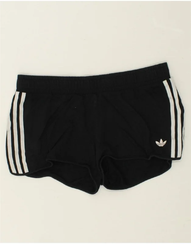 ADIDAS Womens Sport Shorts UK 16 Large Black