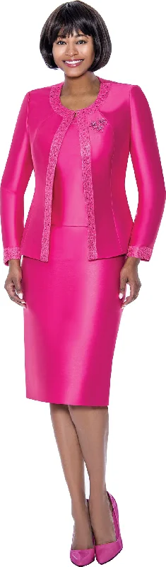 Terramina Church Suit 7637C-Fuchsia