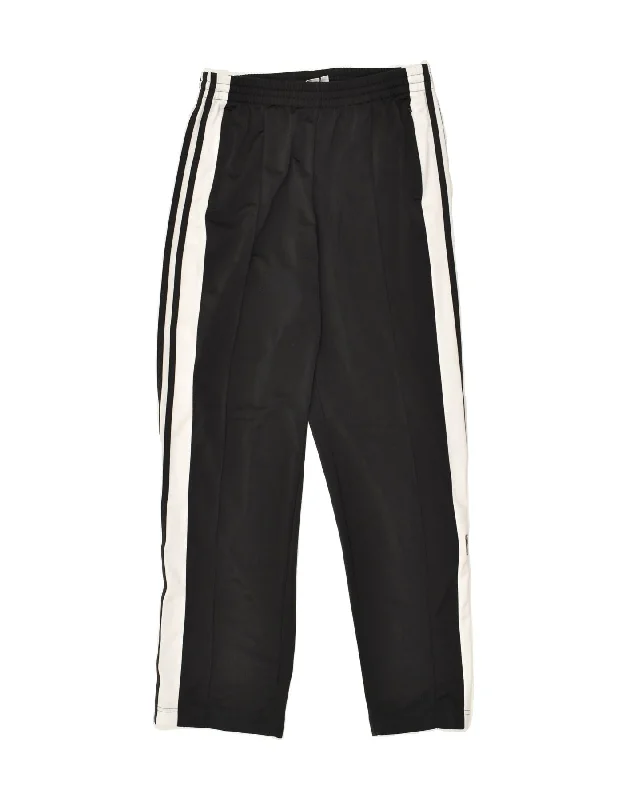 ADIDAS Womens Tracksuit Trousers UK 12 Medium  Black Polyester