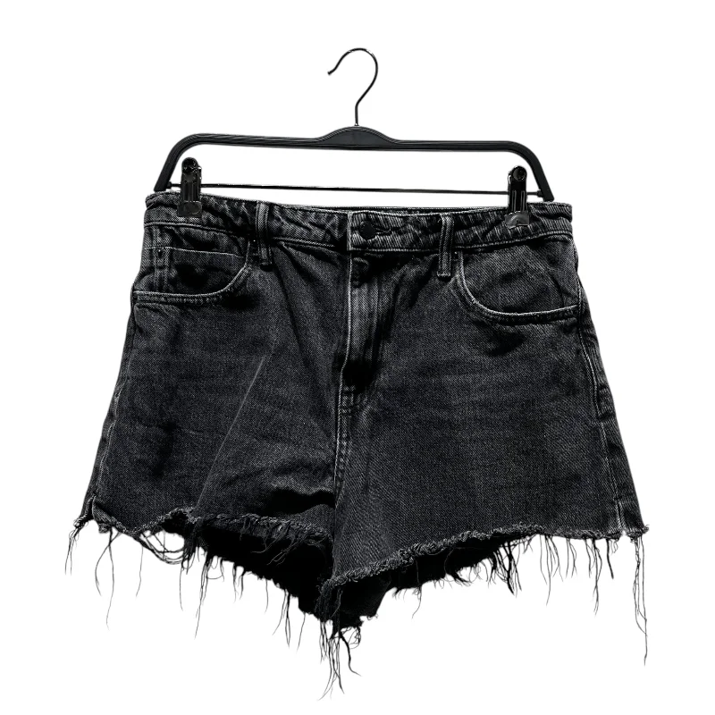 Alexander Wang/Shorts/30/Cotton/BLK/BITE HIGH RISE SHORTS