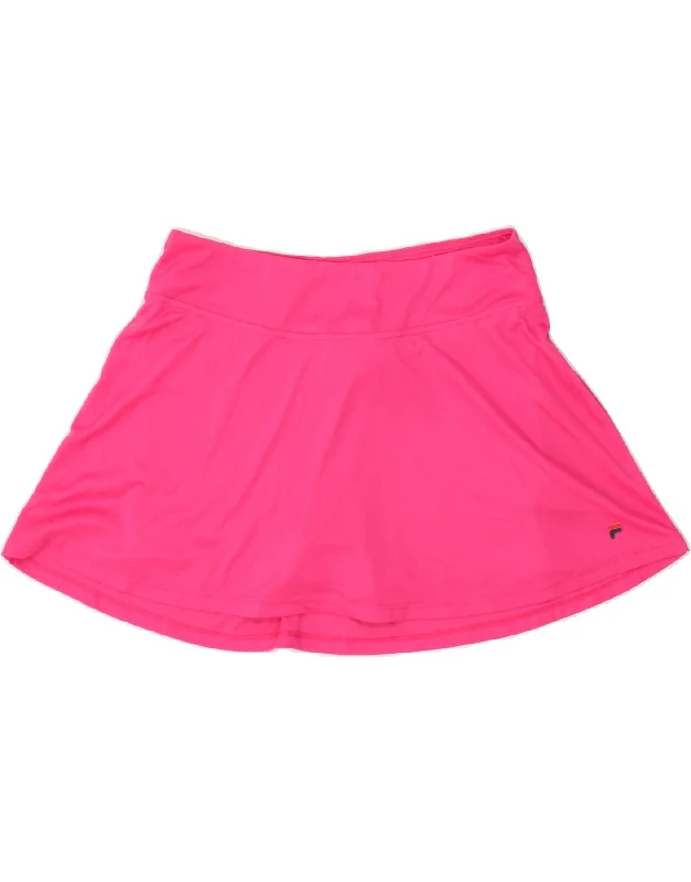 FILA Womens Skort EU 38 Medium Pink Polyester