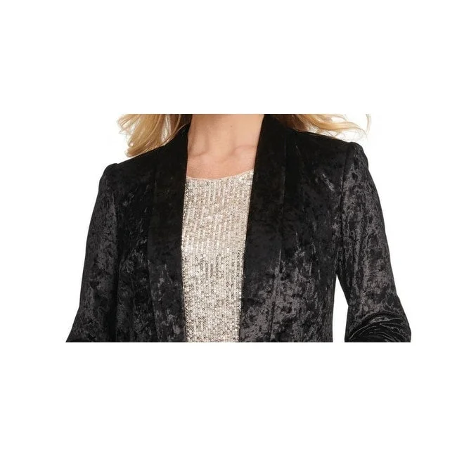 Dkny Women's Evening Blazer Jacket Black Size 2