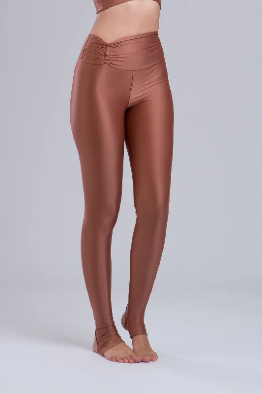 Drape Leggings - Bronze