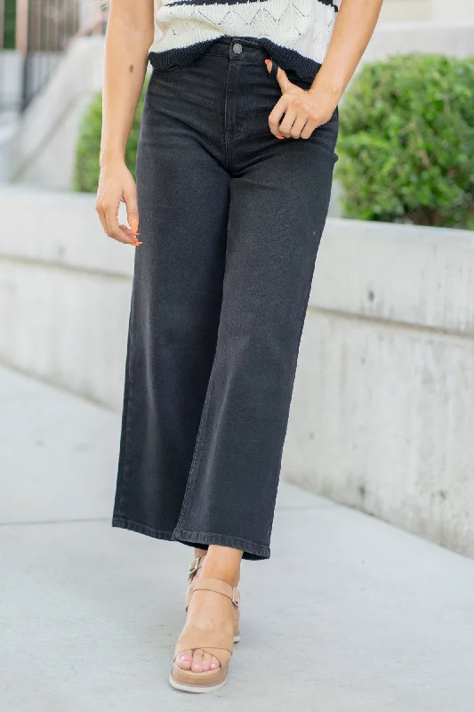 Victoria Ultra High Rise Cropped Wide Leg