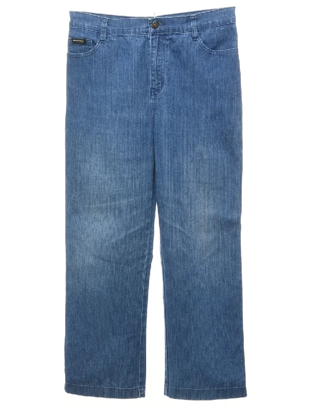 Medium Wash Straight Fit Jeans - W31 L26