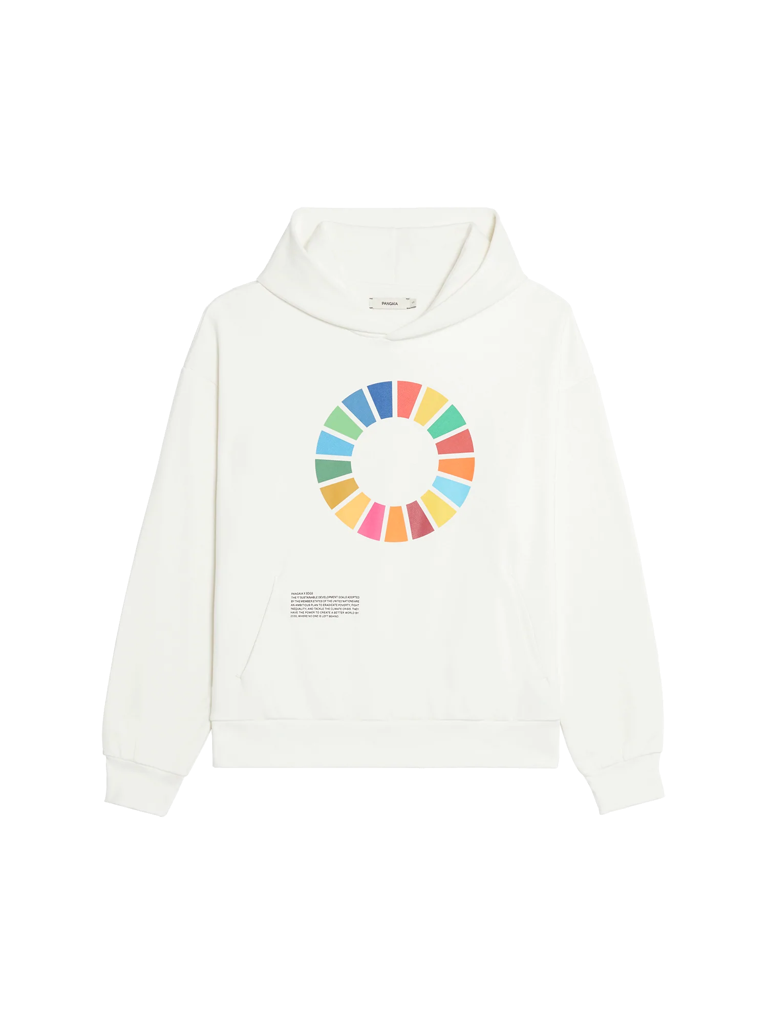 PANGAIA x SDGS Signature Hoodie—off-white