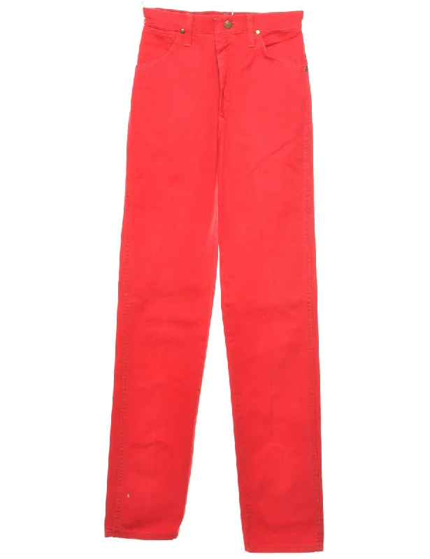 Wrangler Red Classic Jeans - W26 L36