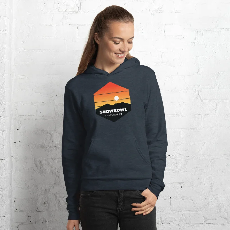 Sunset Super Soft Ladies Hoodie