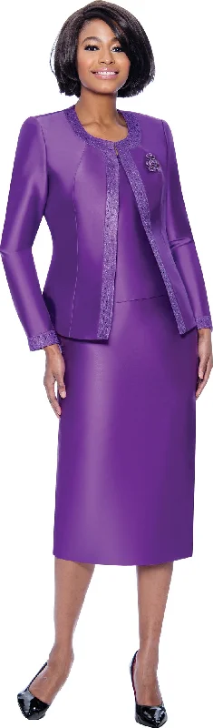 Terramina Suit 7637C-Purple