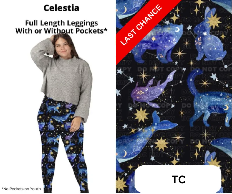 Celestia Full Length Leggings w/ Pockets