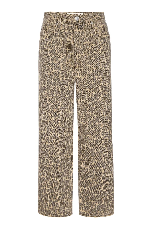 AMO Denim Billie Jeans in Leopard