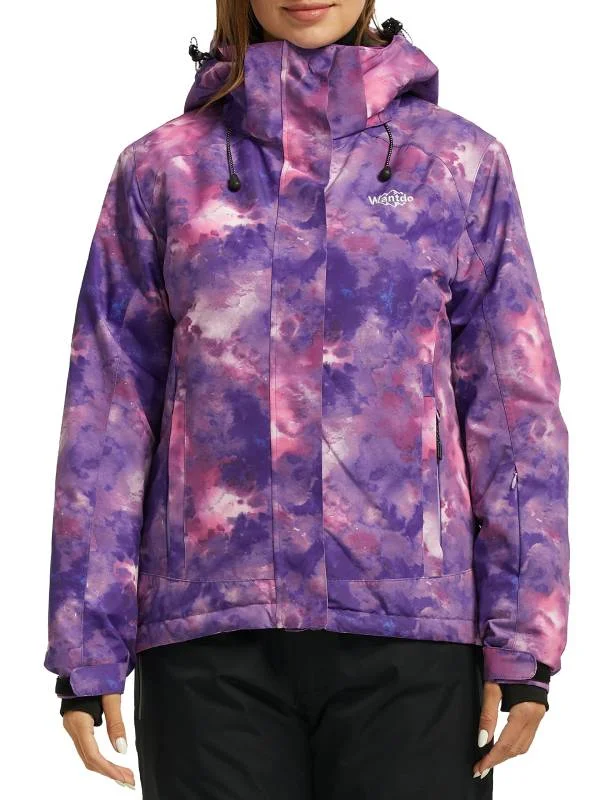 Purple Tie Dye Print