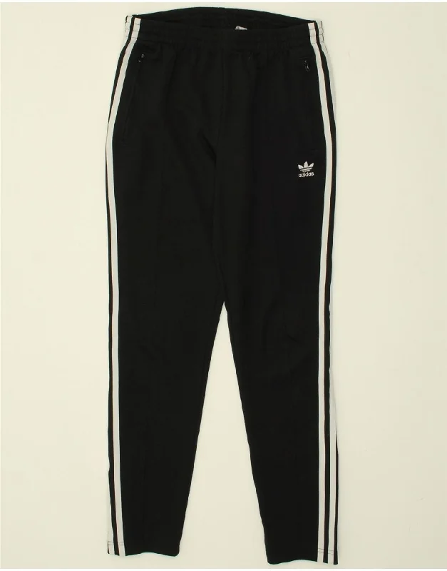 ADIDAS Womens Tracksuit Trousers UK 10 Small Black