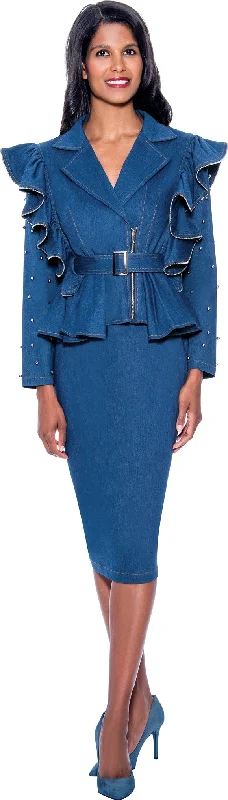 Devine Sport Denim Skirt Suit 63462