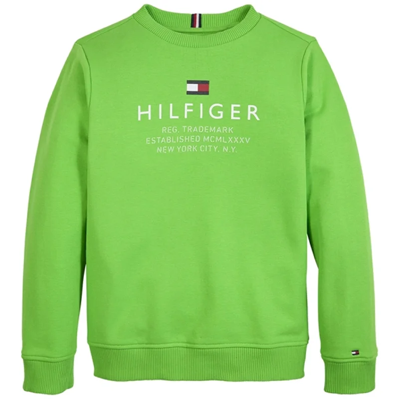 Tommy Hilfiger Logo Sweatshirt Spring Lime