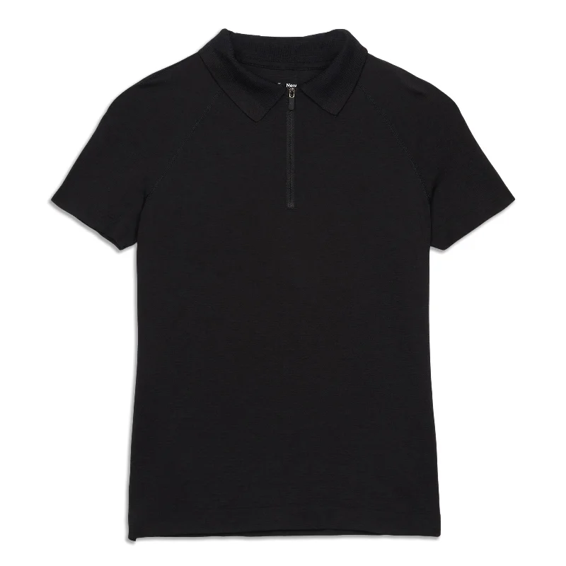 Swiftly Tech Short-Sleeve Half-Zip Polo Shirt - Resale