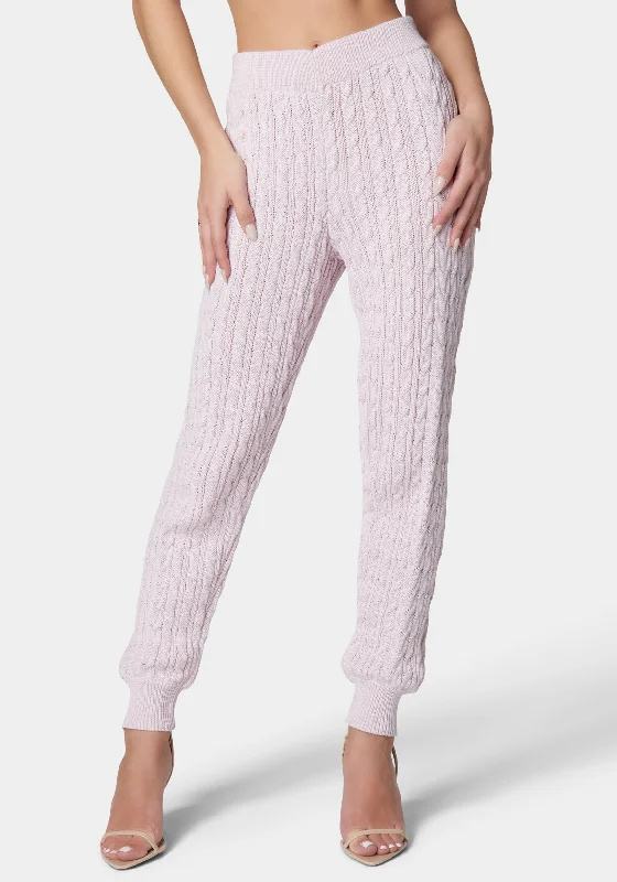 Cable Knit Jogger