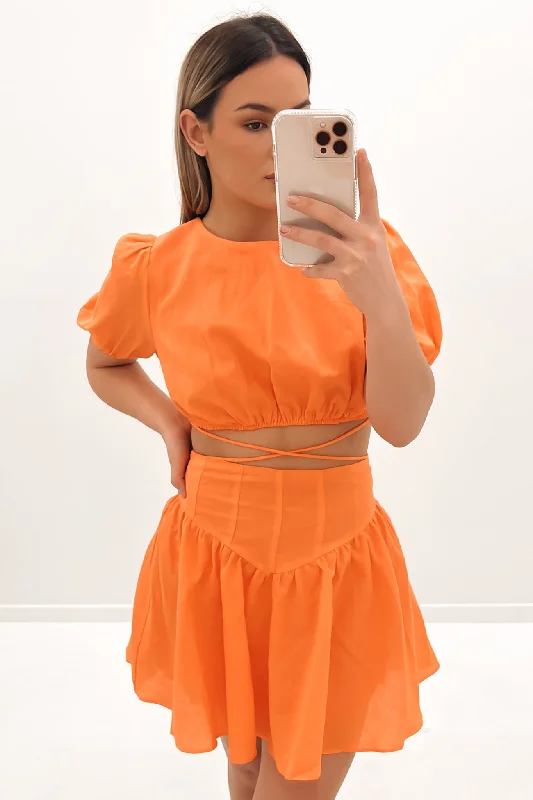 Jaelynn Mini Dress Orange