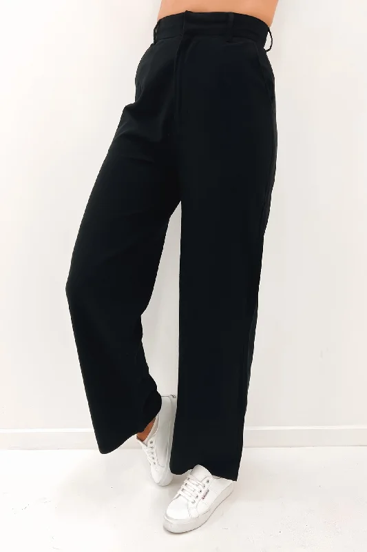 Textured West Coast Trouser Black