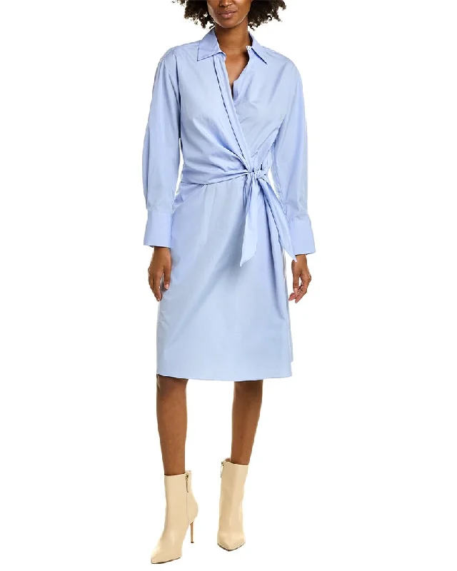 Vince Wrap Bodice Shirtdress